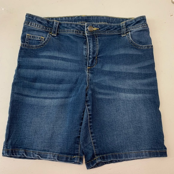 wonder nation blue Jean girls shorts - Picture 1 of 2